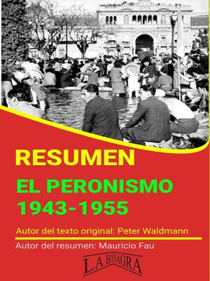 cover image of Resumen de El Peronismo 1943-1955 de Peter Waldmann